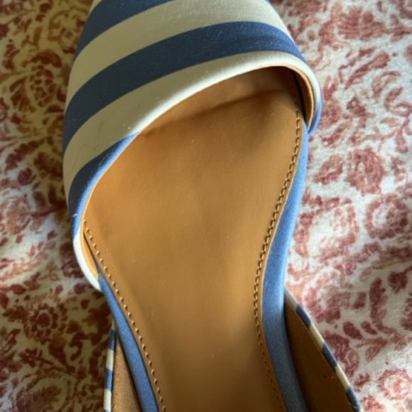 JCREW Size 6 Stripped flats - Picture 7 of 8